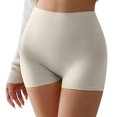 thumbnail image 2 of Womens Seamless Boyshort Underwear Mid Rise Lightweight Breathable Quick Dry No Ride Up Boy Shorts Smooth Safety Shorts for Under Dresses, 2 of 6