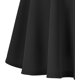 thumbnail image 4 of Minifalda skater informal acampanada, elástica, versátil y básica para mujer, negro XL ER, 4 of 5