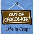thumbnail image 2 of Out Of Chocolate Funny Ironic Novelty Men's Graphic T Shirt Tees Brisco Brands X, 2 of 6
