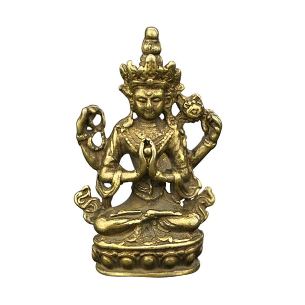 Exquisito adorno budista Avalokitesvara, estatua de Buda Avalokitesvara, adorno
