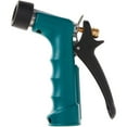 thumbnail image 5 of Gilmour 857102 Garden Hose Nozzle Watering Spray Durable Metal Construction Threaded Tip Insulated Grip For Hot Cold Water Flow Control Dial Rear Trigger Lifetime Warranty Green, 12-Pack, 5 of 9
