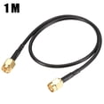 thumbnail image 1 of RG174 SMA Male to SMA Male RF Coaxial Adapter Connector Copper Cable Extension, 1 of 4