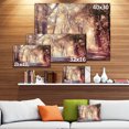 thumbnail image 2 of Designart - Automne Or Belle Forêt - Paysage Toile Art Print, 2 of 2