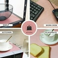 thumbnail image 4 of 4pcs Refrigerator Liners Mats Washable, Refrigerator Mats Liner Waterproof Oilproof, Fridge Liners For Shelves, Cover Pads For Freezer Glass Shelf Cupboard Cabinet Drawer pink（45*29CM）, 4 of 5