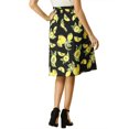 thumbnail image 4 of Allegra K Women's Button Front High Waist Belted Flare Midi Skirt, 4 of 8