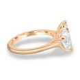 thumbnail image 5 of ESTE ORIGIN 3.00 Ct Moissanite Toi et Moi Pear & Marquise Ring in 10K Rose Gold for Women's, 5 of 8