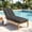 DX-Dark Black, variant on 3-in-1 Sleeper Sofa,65" Loveseat Sofa Bed, 2 Seater Convertible Small Couch with 360° Swivel Side Table and USB,Chenille Pull Out Bed ,Gray