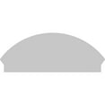 thumbnail image 5 of Ekena Millwork 44"W x 17-7/8"H x 2-3/4"P Segment Arch Sunburst Architectural Grade PVC Combination Pediment, 5 of 7