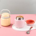thumbnail image 1 of YAOMOBB Portable Food Storage Container Insulated Food Jar Thermo Food Lunch Container Carrying Handle Leak Resistant Food Grade Lunch Box, 1 of 7