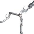 thumbnail image 4 of AWE Tuning Exhaust System Kit 3020-33402 0FG Cat-Back System; T304L Stainless Steel; With Muffler; Single Exhaust With Dual Exits; Rear Exit; Non-Resonated; Diamond Black Tip, 4 of 15