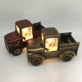 thumbnail image 3 of Vehicle Doll Pickup Trucks Toy Santa Figure Exquisite Workmanship Vintage Style LED Diecast Pickup Trucks Model for Christmas, 3 of 6
