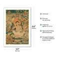 thumbnail image 2 of Milarepa - Tibet's Great Yogi Sage and Singing Saint - Vintage Tibetan Thangka Buddhist Painting - Fine Art Matte Paper Print (Unframed) 30x44in, 2 of 4