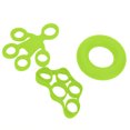 thumbnail image 2 of Finger Training Resistance Belt Finger Pull Ring Hand Strength Trainer Ring ExpanderGreen, 2 of 10