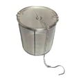 thumbnail image 1 of lingqin Mesh Tea Ball Infuser Reusable Tea Spice Infuser for Restaurant Hot Pot Home 16cmx16.5cm, 1 of 9