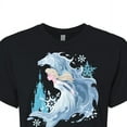 thumbnail image 3 of Disney Frozen 2 - Elsa & Frozen Horse - Juniors Cropped Cotton Blend T-Shirt, 3 of 5