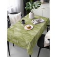 thumbnail image 2 of Sage Green Geometric Rectangle Tablecloth, Modern Stereotypic Abstract Art Waterproof & StainResistant Tablecloth, Washable Oil-proof Table Cover for Dining/Party/Wedding/Camping/Buffet 54x108 In, 2 of 9