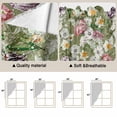 thumbnail image 5 of Sage Green Botanical Swag Valances for Windows 2 Pack, Kitchen Window Curtains 36 Inch Length, Spring Floral Summer Botanical Vintage Privacy Swag Curtains for Living Room/Bathroom 36"x36", 5 of 8