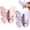 Pink+Purple, variant on Rotating Butterfly Adhesive Wall Hooks, Cute 3 Prong Design with Adjustable Wings 270° Swivel, Corner Storage for Towels, Keys, Bags in Bathroom, Entryway and Kitchen