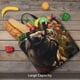 thumbnail image 5 of Fotbe Pug Wearing Sunglasses Flowers Bolsa Tote con Estampado para Mujer, Bolsos con Cremallera, Bolsa de Hombro Casual de Gran Capacidad con Bolsillos Internos, 5 of 7