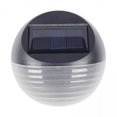 thumbnail image 1 of 2xSolar luz para canalón jardín exterior patio pared valla lámpara frío 3 piezas, 1 of 8