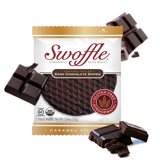 Stroopwafel Dutch Waffle, Gluten Free Waffle Cookies, Organic