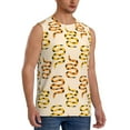 thumbnail image 2 of Daiia Hand Drawn Snake Printed Men's Tank Tops,Casual Soft Sleeveless Gym Muscle Shirts Bodybuilding Tee-3X-Large, 2 of 8