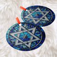 thumbnail image 3 of Jewish Star of David Glass Suncatcher, Jewish menorah Window Hanging, Hanukkah Art Decor, Hanukkah Suncatcher, Jewish festival Home Decor, Ornament 2025, Holiday 2025, Holiday, 3 of 5