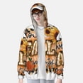 thumbnail image 2 of KLL Sweat à Capuche Extérieur Protection Solaire UPF 50+ pour Hommes et Femmes, Manches Longues, Pêche, Randonnée, Performance, TG, 2 of 7