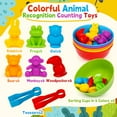 thumbnail image 6 of Color Sorting Toys for Toddlers 1-3,Counting Animals Matching Games Montessori Educational Preschol Toddler Learning Activities Sensory Traning Toys Gift for 2 Year Old Boys Girls, 6 of 7