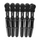 thumbnail image 3 of 6 pinzas para el pelo de cocodrilo antideslizantes de una sola punta para peluquería, color negro, 3 of 14