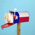 thumbnail image 5 of Texas Lone Star State Flag Pattern Magnetic Mailbox Cover Waterproof MailWraps Letter Box Cover for Garden Yard Outdoor Decor Standard Size - 21 x 18 in, 5 of 6