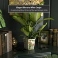thumbnail image 5 of 8" Hexagonal Flower Pot - Satsuma Peacock, 5 of 7