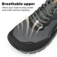 thumbnail image 2 of FitVille Mens Wide Walking Shoes Comfortable Lightweight Running Wide Toe Box Shoes, Non Slip Cushioned, 2 of 6