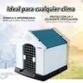 thumbnail image 3 of Casa Para Pero Q Perrón Raza Chica Con Puerta Color Azul, 3 of 7