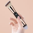 thumbnail image 2 of Foundation Brushes, 2Pcs Premium Bronzer Brush Double Ended Contour Makeup Brushes for Buffing Liquid, Cream, Powder, Blending Face Makeup, 2 of 4
