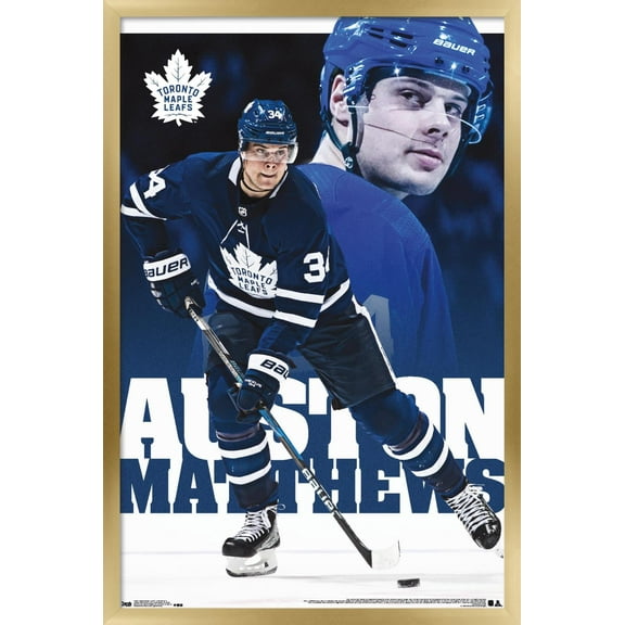 NHL Toronto Maple Leafs - Austin Matthews 17 Wall Poster, 22.375" x 34", Framed