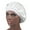 White, variant on Spftem Wide Elastic Band Satin Sleep Bonnet Soft Night Sleeping Cap for Women