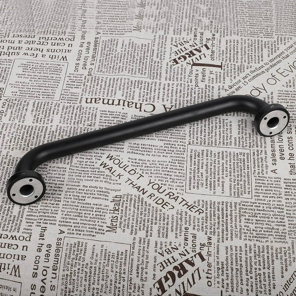 Black Modern Toilet Anti Slip Rail Space Aluminum Toilet Grab Bar Bathroom Elderly Aid Durable Support Handle
