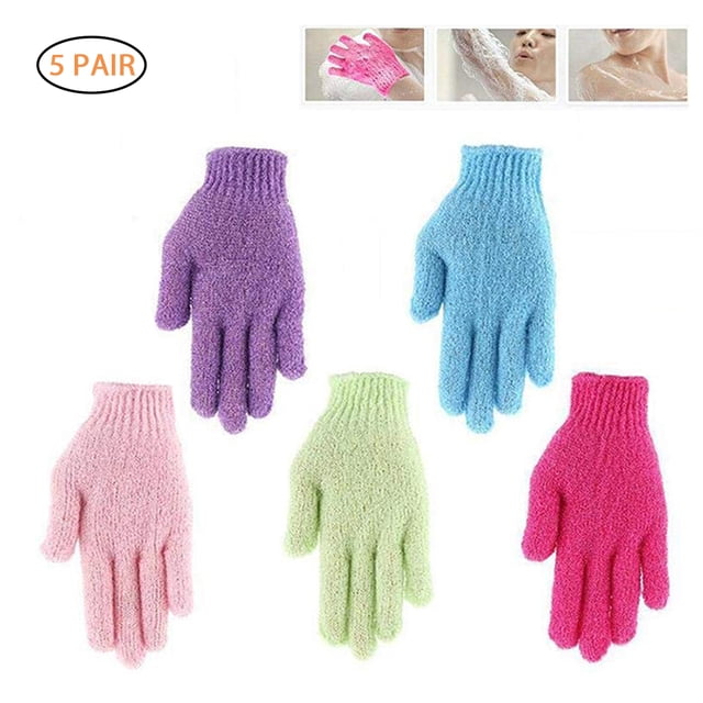 Guantes Exfoliantes Para Baño Y Ducha, Depurador Corporal, Eliminador De Células De Piel Muerta, Viaje En Casa