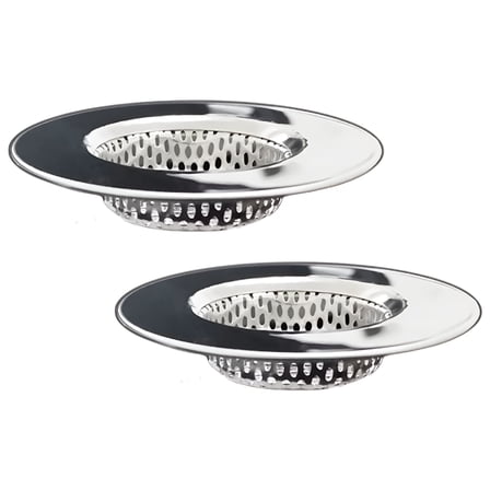 ACDANC 2PCS Bathtub Drain Strainers,Shower Drain Filter Baskets,Stainless Steel Drain Hair Catcher for Bathroom Laundry Floor Drain