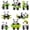 Panda, variant on Jiibva 8 Pcs Resin Mushroom Decoration Plants Craft Figurines Adorable Cake Accessories Mini Garden Ornament Creative Mushroom Ornament
