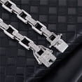 thumbnail image 5 of FEEL STYLE Hip Hop Icy Bling Bracelet for Men Women 5A Zircon Rolo Chain Jewelry, 5 of 5