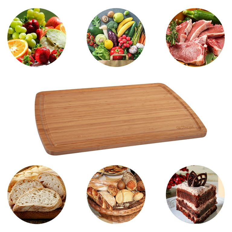 Fashionwu 30 x 20 Extra Large Cutting Board for Kitchen, Wood Noodle Board Stove Cover, Over The Sink Cutting Board, Stove Top Cutting Board, Bamboo