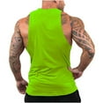 thumbnail image 2 of fatyb Workout Tank Tops Mens Bodybuilding Athletic Muscle T Shirts Sleeveless Beach Outdoor Tee Tops, 2 of 4