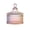 F, variant on HOARBOEG Vintage Ribbed Glass Jar with Lid, Apothecary Candy Jar for Countertop, Clear Glass Canister for Trinket Storage, Kitchen Cookie or Bathroom Cotton Holder