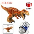 thumbnail image 2 of Bloques de construcción de dinosaurios grandes del Jurásico Dino World Park Tyrannosaurus Rex Wyvern para niños, regalos de Navidad, juguetes de ladrillos para niños, 2 of 5