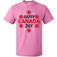 thumbnail image 3 of Inktastic Happy Canada Day- maple leaf circle T-Shirt, 3 of 5
