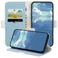 thumbnail image 1 of Flip Wallet Case for Samsung Galaxy A22 5G,Premium PU Leather Flip Folio Wallet Case with Card Slot Magnetic Closure Shockproof Protective Cover for Samsung Galaxy A22 5G 6.6 inch,Blue, 1 of 6