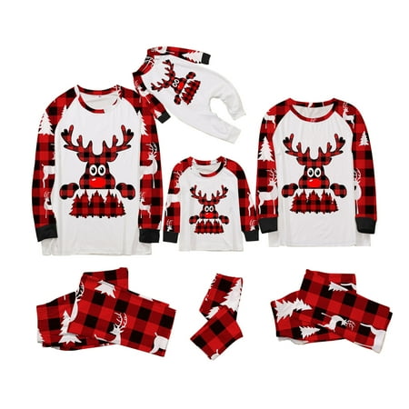 

Holiday Christmas Pajamas Family Matching Pjs Set Xmas Jammies for Couples Youth
