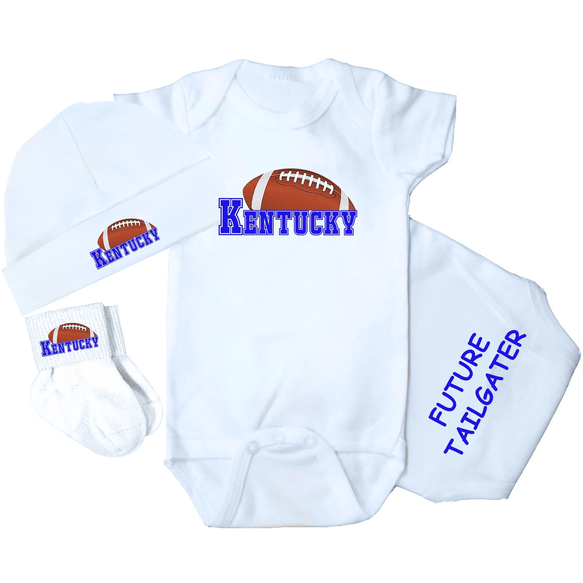 Future Tailgater 3-Piece Baby Bodysuit Set for Kentucky Fans